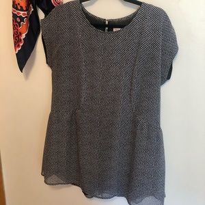 URBAN OUTFITTERS B&W PATTERNED DRESS, Size S